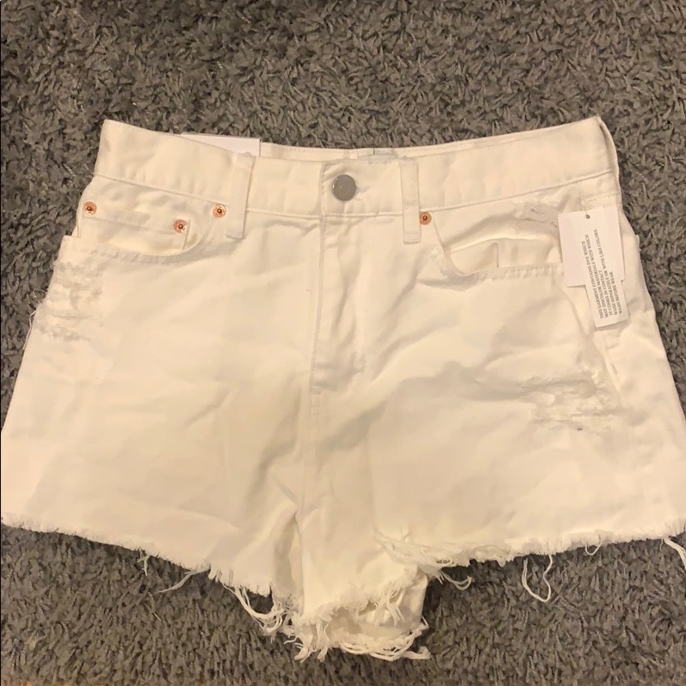 urban outfitters cheeky high waist cut off shorts